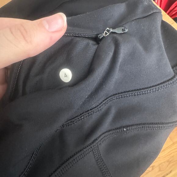 LULULEMON Speed Tight High Rise Mesh Leggings Black 4 - Picture 11 of 12